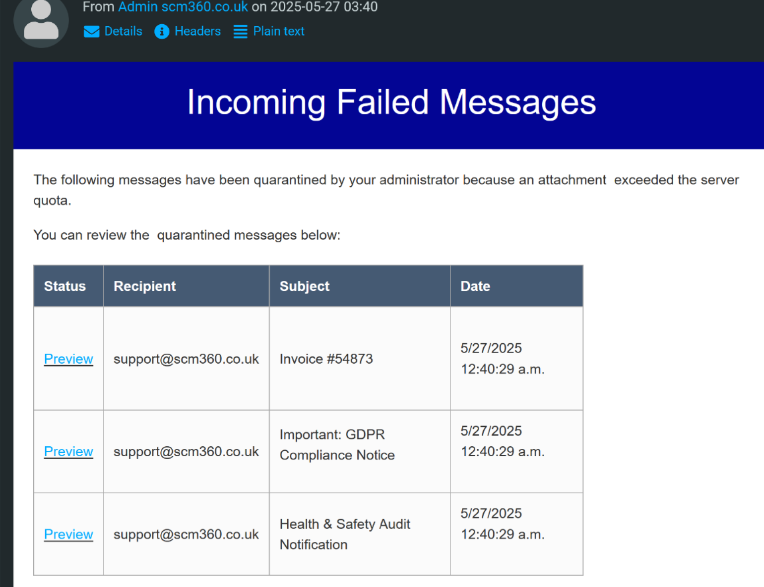 How We Protected Our Domain from a Real Phishing Attack Using SPF, DKIM, and DMARC